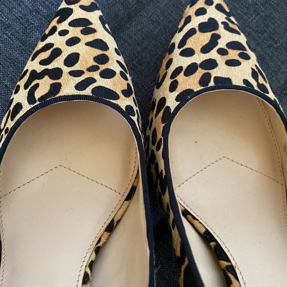 Charles David Leather Bonded Sole Leopard Print Pointed Toe Heels. Sz 10 - Picture 5 of 16
